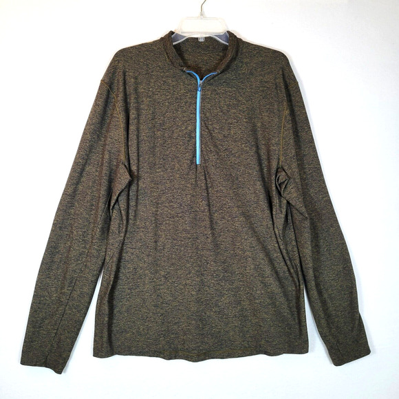lululemon athletica Other - Lululemon Mens Surge Warm Top Size XL Gray Activewear 1/2 Zip Running Athleisure